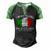 Italy Flag Im Not Yelling Im Sicilian Thats How We Talk Men's Henley Raglan T-Shirt Black Green