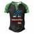 Kids Kids 4Th Birthday American Flag 4Th Of July Men's Henley Raglan T-Shirt Black Green