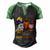 Lover Halloween Merry Christmas Happy 14 Shirt Men's Henley Shirt Raglan Sleeve 3D Print T-shirt Black Green