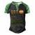 Lox Nutrition Facts Funny Christmas 12 Shirt Men's Henley Shirt Raglan Sleeve 3D Print T-shirt Black Green