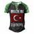 Made In Turkey Flag Turkish 8 Shirt Men's Henley Shirt Raglan Sleeve 3D Print T-shirt Black Green