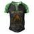 Mendieta Name Shirt Mendieta Family Name Men's Henley Shirt Raglan Sleeve 3D Print T-shirt Black Green