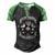 Motorcycle Saying Driver Beard 479 Shirt Men's Henley Shirt Raglan Sleeve 3D Print T-shirt Black Green