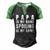 Mens Papa Is My Name Spoiling Is My Game Fathers Day Men's Henley Raglan T-Shirt Black Green