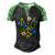 Peace In The Crest Of Ukraine Peace And Solidarity For Ukraine Men's Henley Shirt Raglan Sleeve 3D Print T-shirt Black Green