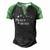 Peace Love Dogs Animal Lover Pets Lover Men's Henley Shirt Raglan Sleeve 3D Print T-shirt Black Green