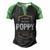 Poppy Grandpa Gift Genuine Trusted Poppy Premium Quality Men's Henley Shirt Raglan Sleeve 3D Print T-shirt Black Green