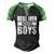 Mens Real Men Make Boys Daddy To Be Announcement Family Boydaddy Men's Henley Raglan T-Shirt Black Green