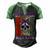 Rett Syndrome Warrior Skull Women Vintage Purple Ribbon Rett Syndrome Rett Syndrome Awareness Men's Henley Shirt Raglan Sleeve 3D Print T-shirt Black Green