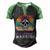 Rett Syndrome Warrior Skull Women Vintage Purple Ribbon Rett Syndrome Rett Syndrome Awareness V2 Men's Henley Shirt Raglan Sleeve 3D Print T-shirt Black Green