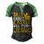 Silly Rabbit Easter Is For Jesus Funny Christian Religious Saying Quote 21M17 Men's Henley Shirt Raglan Sleeve 3D Print T-shirt Black Green