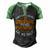 Some People Call Me A Police Officer The Most Important Cal Me Daddy Men's Henley Shirt Raglan Sleeve 3D Print T-shirt Black Green