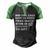 Mens St Patricks Day Maybe Beer Is Addicted To Me Drink Men's Henley Raglan T-Shirt Black Green