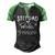 Stepdad Of The Birthday Princess Matching Family Men's Henley Shirt Raglan Sleeve 3D Print T-shirt Black Green