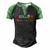 Today’S Agenda Camping Men's Henley Shirt Raglan Sleeve 3D Print T-shirt Black Green