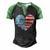 Ultra Maga And Proud Of It American Flag Vote Red Men's Henley Shirt Raglan Sleeve 3D Print T-shirt Black Green