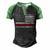 Ultra Maga United State Flag V2 Men's Henley Shirt Raglan Sleeve 3D Print T-shirt Black Green