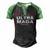 Ultra Maga United State Flag V3 Men's Henley Shirt Raglan Sleeve 3D Print T-shirt Black Green