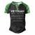 Veteran Definition Funny Proud Veteran Military Meaning T-Shirt Men's Henley Shirt Raglan Sleeve 3D Print T-shirt Black Green