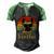 Vintage Best Frenchie Dad Ever Fathers Day 90 Shirt Men's Henley Shirt Raglan Sleeve 3D Print T-shirt Black Green