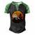 Vintage Retro Rock Climber 161 Shirt Men's Henley Shirt Raglan Sleeve 3D Print T-shirt Black Green