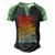 Vintage Retro Rock Climber 180 Shirt Men's Henley Shirt Raglan Sleeve 3D Print T-shirt Black Green