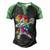 Volleyball Womens 168 Shirt Men's Henley Shirt Raglan Sleeve 3D Print T-shirt Black Green