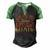 You Are The Most Awesome Dad Men's Henley Shirt Raglan Sleeve 3D Print T-shirt Black Green