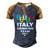 Italy Drinking Team Men's Henley Raglan T-Shirt Brown Orange