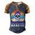 Rett Syndrome Warrior Skull Women Vintage Purple Ribbon Rett Syndrome Rett Syndrome Awareness V2 Men's Henley Shirt Raglan Sleeve 3D Print T-shirt Brown Orange