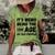 Its Weird Being The Same Age As Old People Christmas Women's Loose T-shirt Green