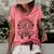 New Welcome Back To School Women's Short Sleeve Loose T-shirt Watermelon