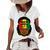 1865 Junenth Hat Womens Independence Day Freedom Day Women's Short Sleeve Loose T-shirt White