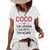 Coco Grandma Coco The Woman The Myth The Legend Women's Loose T-shirt White
