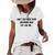 Dont Cha Wish Your Girlfriend Was Fat Like Me V2 Women's Short Sleeve Loose T-shirt White