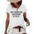 Dont Cha Wish Your Girlfriend Was Fat Like Me Women's Short Sleeve Loose T-shirt White