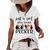 Just A Girl Who Loves Peckers 861 Shirt Women's Short Sleeve Loose T-shirt White