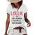Lollie Grandma Lollie The Woman The Myth The Legend Women's Loose T-shirt White