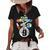 Dabbing Astronaut 9Th Birthday Boy Girl 9 Years 2013 Women's Short Sleeve Loose T-shirt Black