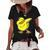 Funny Dabbing Duck Dab Dance Cool Duckling Lover Gift Women's Short Sleeve Loose T-shirt Black