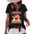 Funny Lucky Bowling Lover Graphic For Women And Men Bowler Women's Short Sleeve Loose T-shirt Black