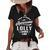 Lolly Grandma Gift This Is What An Awesome Lolly Looks Like Women's Short Sleeve Loose T-shirt Black