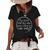 My Aunt Has My New Best Friend In Her Belly Funny Auntie Women's Short Sleeve Loose T-shirt Black