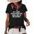 Old Age & Youth Its Weird Being The Same Age As Old People Women's Short Sleeve Loose T-shirt Black
