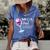Womens Mega Pint I Thought It Necessary Funny Sarcastic Gifts Wine Women's Short Sleeve Loose T-shirt Blue