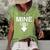 Mine Arrow With Uterus Pro Choice Womens Rights Women's Short Sleeve Loose T-shirt Green