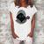 Boywithuke Music Boy With Uke Women's Loosen Crew Neck Short Sleeve T-Shirt White