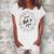 Buy Welcome Back To School Women's Loosen Crew Neck Short Sleeve T-Shirt White