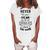 Never Let The Fear Of Striking Out Keep You From Playing The Game Women's Loosen Crew Neck Short Sleeve T-Shirt White