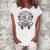 New Welcome Back To School Women's Loosen Crew Neck Short Sleeve T-Shirt White